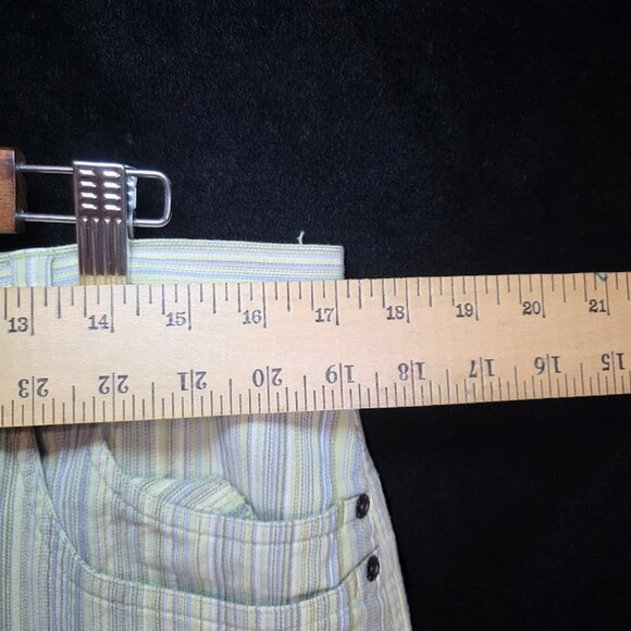 Vintage TEHAMA NANCY HALEY Striped Capri Pants 14 - Picture 13 of 13